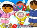leikur Dora Find 5 Differences