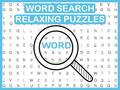 leikur Word Search Relaxing Puzzles