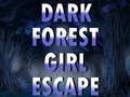 leikur Dark Forest Girl Escape 