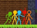 leikur Stickman Parkour 2: Lucky Block