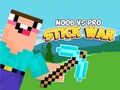 leikur Noob vs Pro Stick War