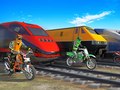 leikur Bike vs Train