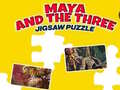 leikur Maya and the Three Jigsaw Puzzle