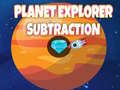leikur Planet Explorer Subtraction