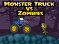 leikur Monster Truck vs Zombies