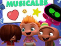 leikur Mini Beat Power Rockers: Musical Stickers