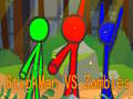 leikur StickMan Bros Vs Zombies