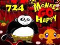leikur Monkey Go Happy Stage 724