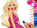 leikur Coloring Book: Barbie