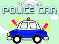 leikur Easy to Paint Police Car