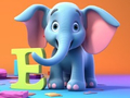 leikur Coloring Book: Letter E