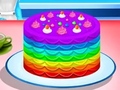 leikur Cooking Rainbow Cake