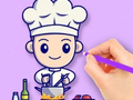 leikur Coloring Book: Chef