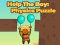leikur Help The Boy: Physics Puzzle