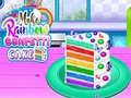 leikur Make Rainbow Confetti Cake