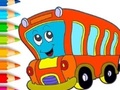 leikur Coloring Book: Bus