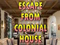 leikur Escape From Colonial House