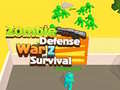 leikur Zombie defense War Z Survival 