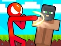leikur Stickman vs Villager: Save the Girl