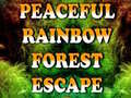 leikur Peaceful Rainbow Forest Escape 