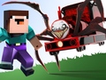 leikur Noob vs Spider Train