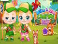 leikur Mike & Mia: Camping Day