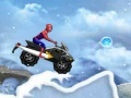leikur Spiderman Snow Scooter