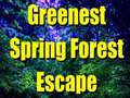 leikur Greenest Spring Forest Escape 