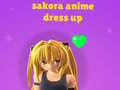 leikur Sakora Anime Dress Up