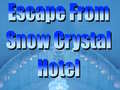 leikur Escape From Snow Crystal Hotel