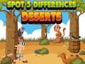leikur Spot 5 Differences Deserts