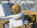 leikur Skibidi Toilet Moto Bike Racing 2