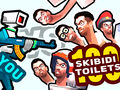 leikur You vs 100 Skibidi Toilets