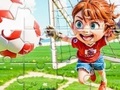 leikur Jigsaw Puzzle: Football Keeper