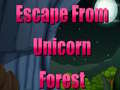 leikur Escape From Unicorn Forest