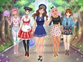 leikur High School Anime Dress Up