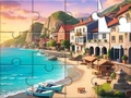 leikur Jigsaw Puzzle: Seaside Town