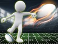 leikur Stickman Rugby Run And Kick