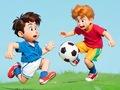 leikur Coloring Book: Kick Ball