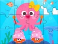 leikur Jigsaw Puzzle: Cute Octopus