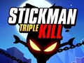 leikur Stickman Triple Kill