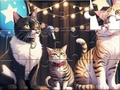 leikur Jigsaw Puzzle: Singing Cat
