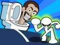 leikur Stickman vs Skibidi Toilet