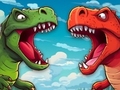leikur Dino World: Merge & Fight