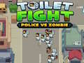 leikur Toilet fight Police vs zombie