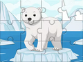 leikur Jigsaw Puzzle: Polar Bear
