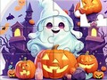 leikur Jigsaw Puzzle: Halloween Cute Ghost