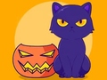 leikur Coloring Book: Halloween Cat
