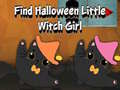 leikur Find Halloween Little Witch Girl
