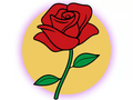 leikur Coloring Book: Rose